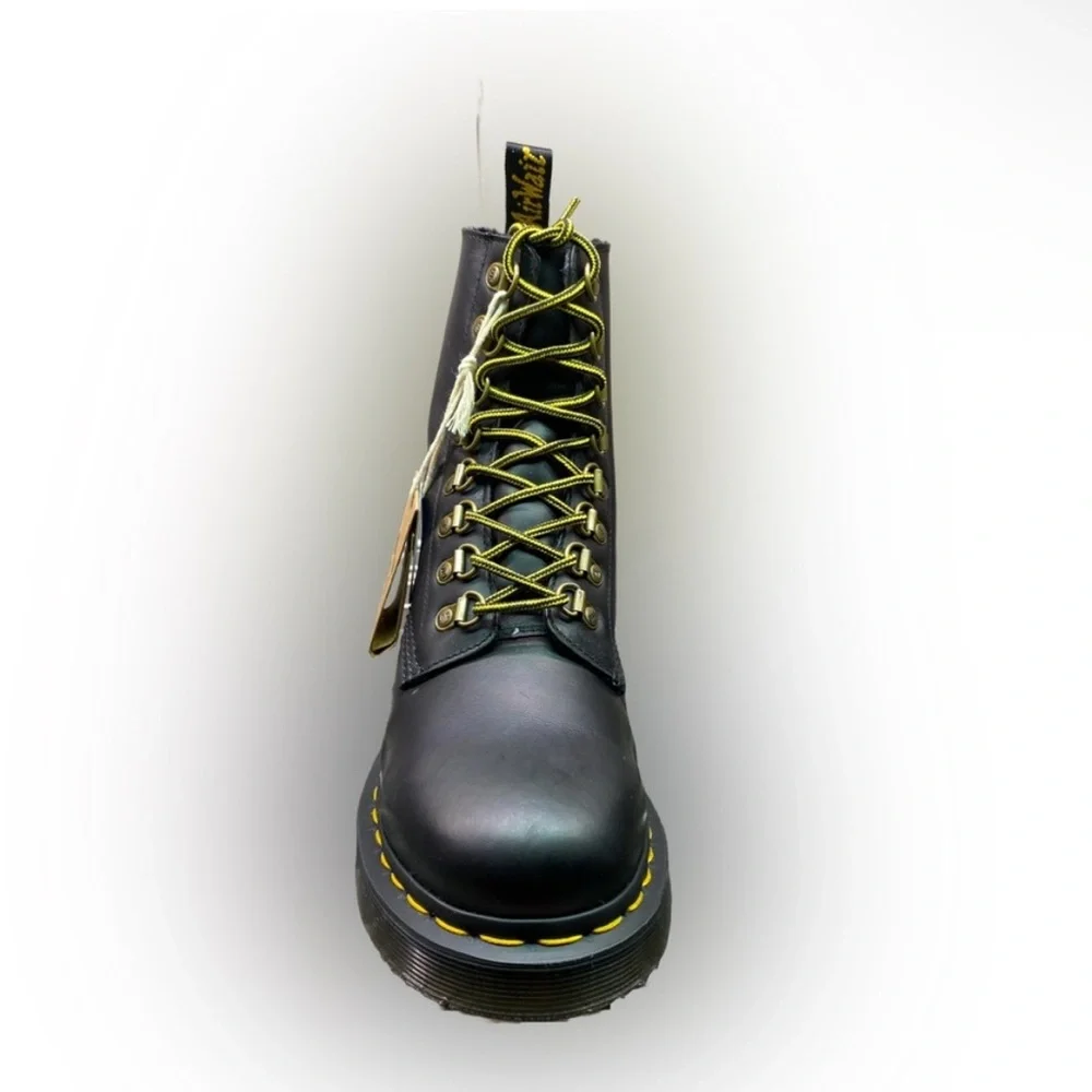 Dr. Martens 1460 Pascal 8 Eyelet Fleece Lined Wintergrip Combat Boots, Black - Picture 9 of 16